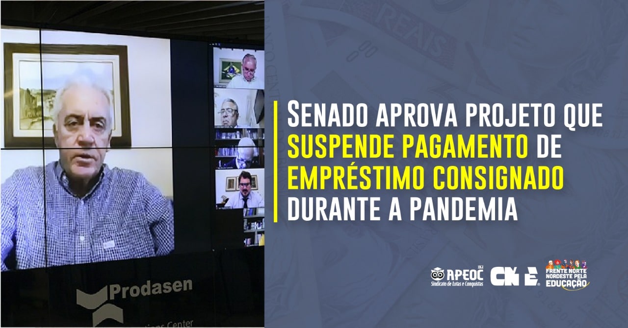 Suspens O De Pagamento De Empr Stimo Consignado Aprovado No Senado