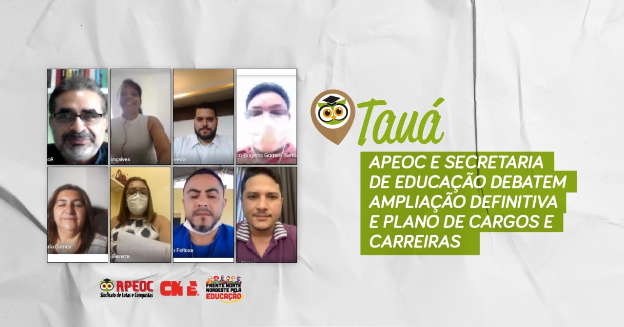 Tau Apeoc E Secretaria De Educa O Debatem Amplia O Definitiva E