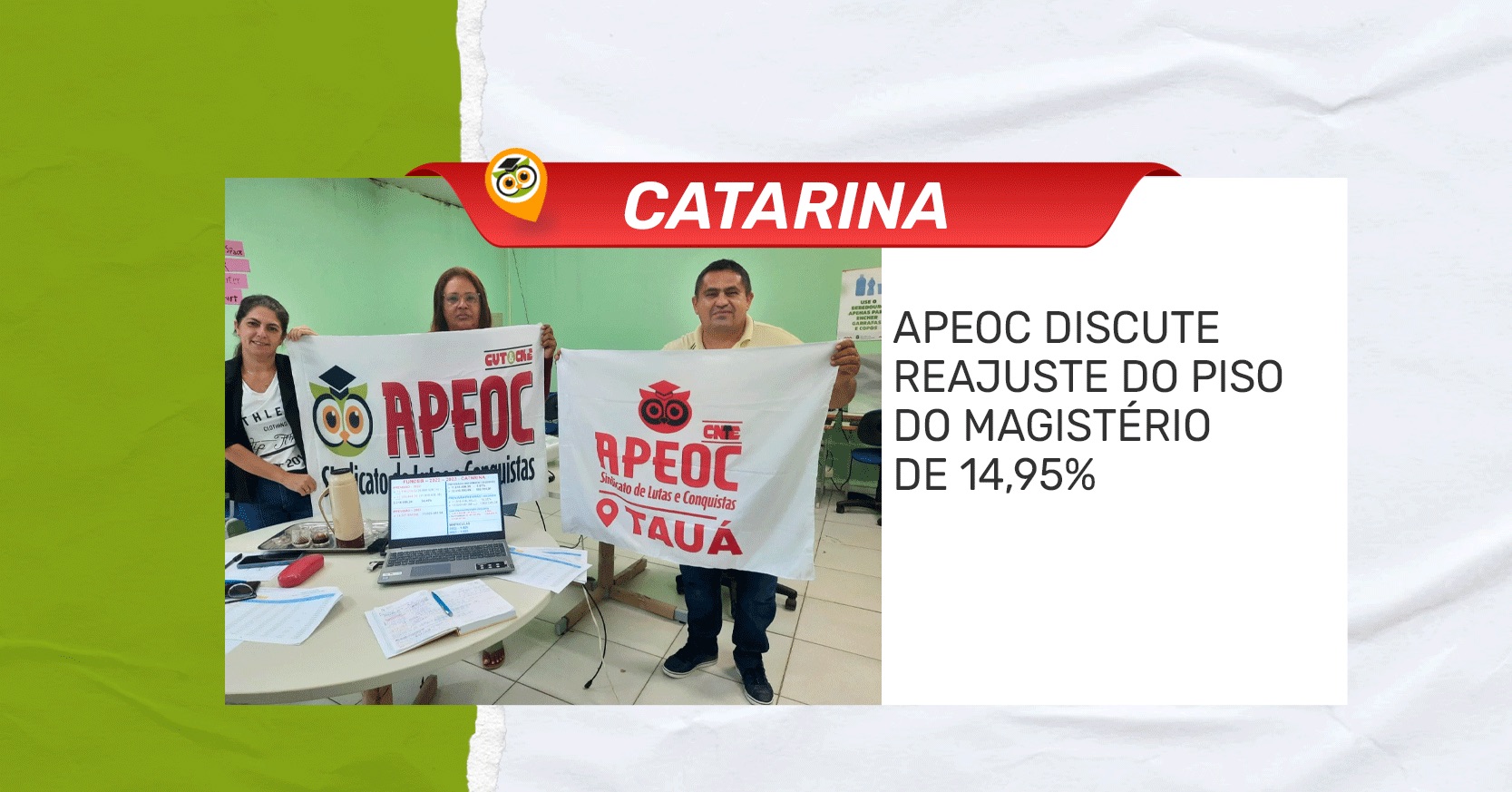 Catarina Apeoc Discute Reajuste Do Piso Do Magist Rio De