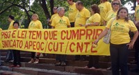 Sindicato APEOC cobra compromisso do governador Cid Gomes