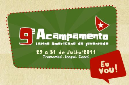 “APEOC NAS ESCOLAS” no Acampamento Latinoamericano da Juventude 2011