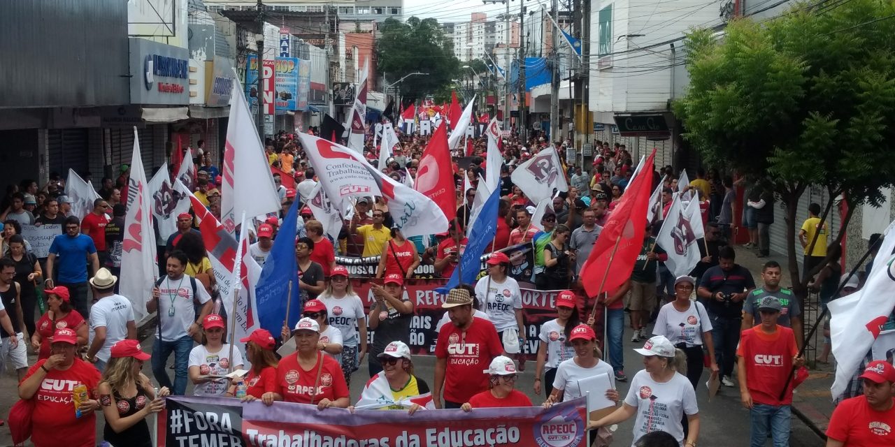 Greve Geral: Trabalhadores da Educação de todo o Ceará dizem NÃO às reformas malditas