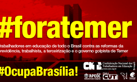 24 de maio: Vamos Ocupar Brasília e Exigir Diretas Já!