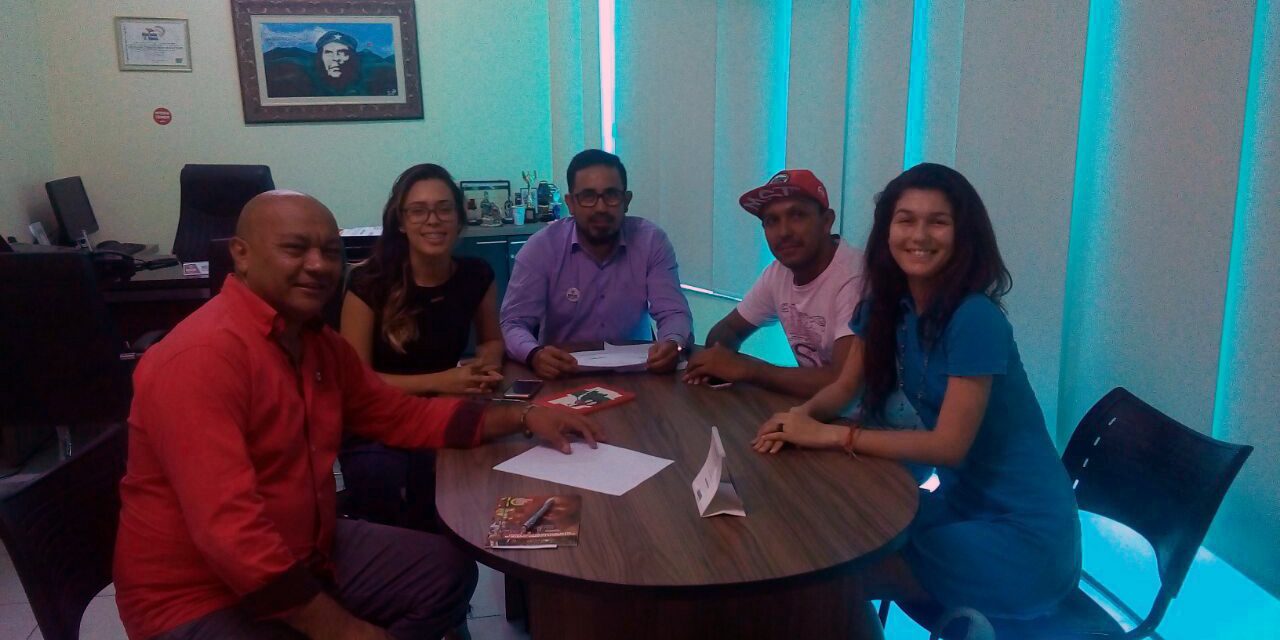 Sindicato APEOC recebe visita de Comissão de Juventude Camponesa do MST