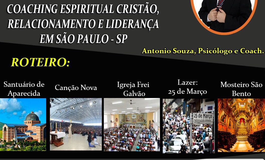 Excursão Espiritual, Relacionamento e Liderança para São Paulo