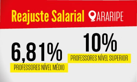 Araripe: Luta garante reajuste para categoria