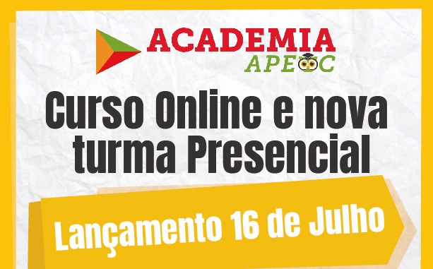 Academia APEOC: Curso preparatório online e presencial será lançado em 16 de julho