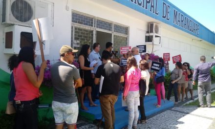 Maranguape: Manifestação de professores cobra demandas da categoria