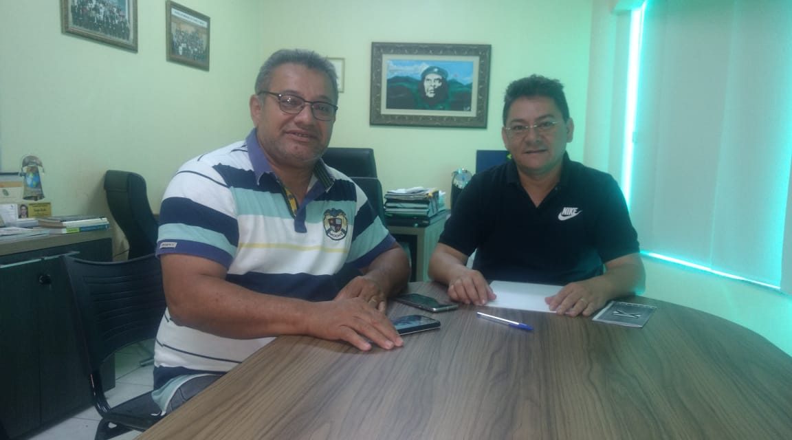 Morada Nova: Dirigente da Comissão Municipal é recebido pelo presidente do Sindicato APEOC