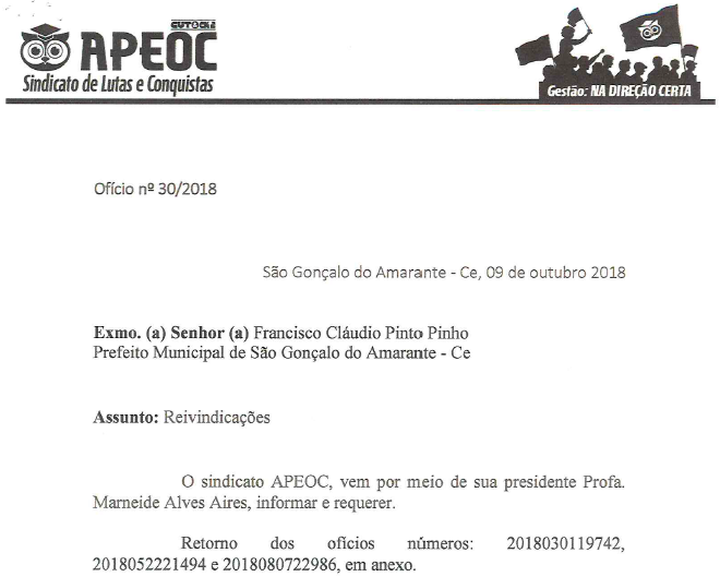 São Gonçalo: Comissão Municipal reivindica resposta de ofícios protocolados na Prefeitura