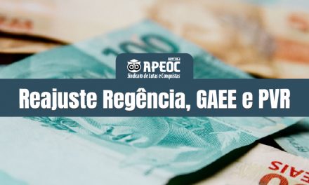Garantida a implantação do aumento da Regência de Classe, da GAEE e da PVR na Folha de Novembro