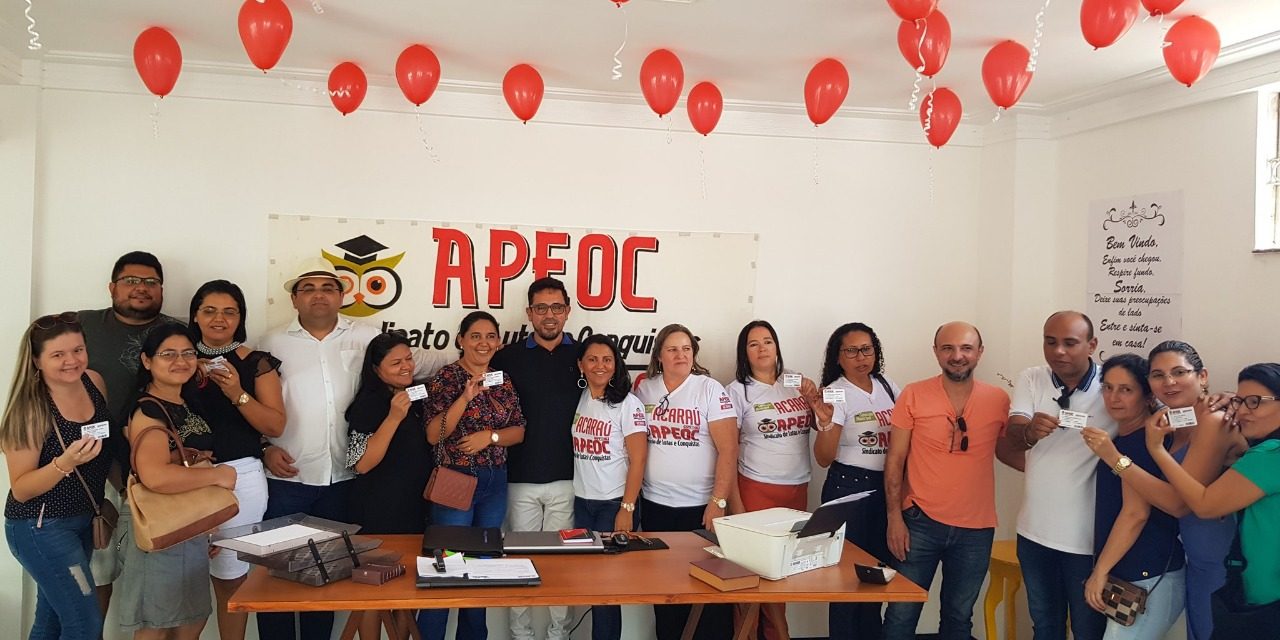 Acaraú: Sindicato APEOC inaugura sede da Comissão Municipal e faz atendimento jurídico