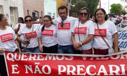 Icó: professores vão às ruas cobrar rateio do Precatório do FUNDEF, Ampliação e Reajuste