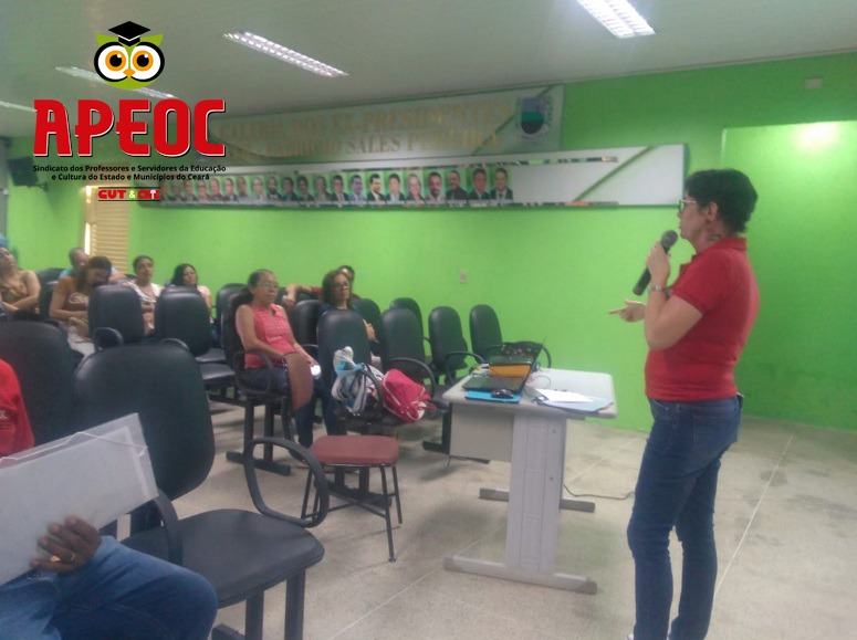 SANTANA DO CARIRI: APEOC DISCUTE CAMPANHA SALARIAL E PRECATÓRIOS DO FUNDEF