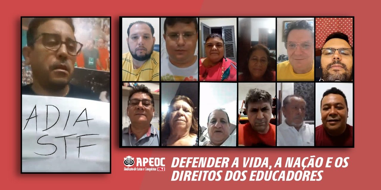 EXECUTIVA DELIBERA: É HORA DE DEFENDER A VIDA, A NAÇÃO E OS DIREITOS DOS EDUCADORES