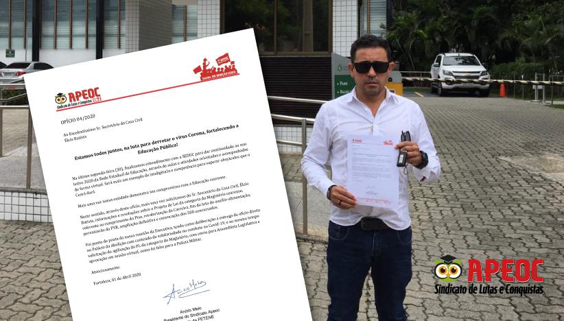 ANIZIO MELO VAI AO ABOLIÇÃO PARA COBRAR ENVIO DO PL SOBRE REAJUSTE E FIM DO TETO