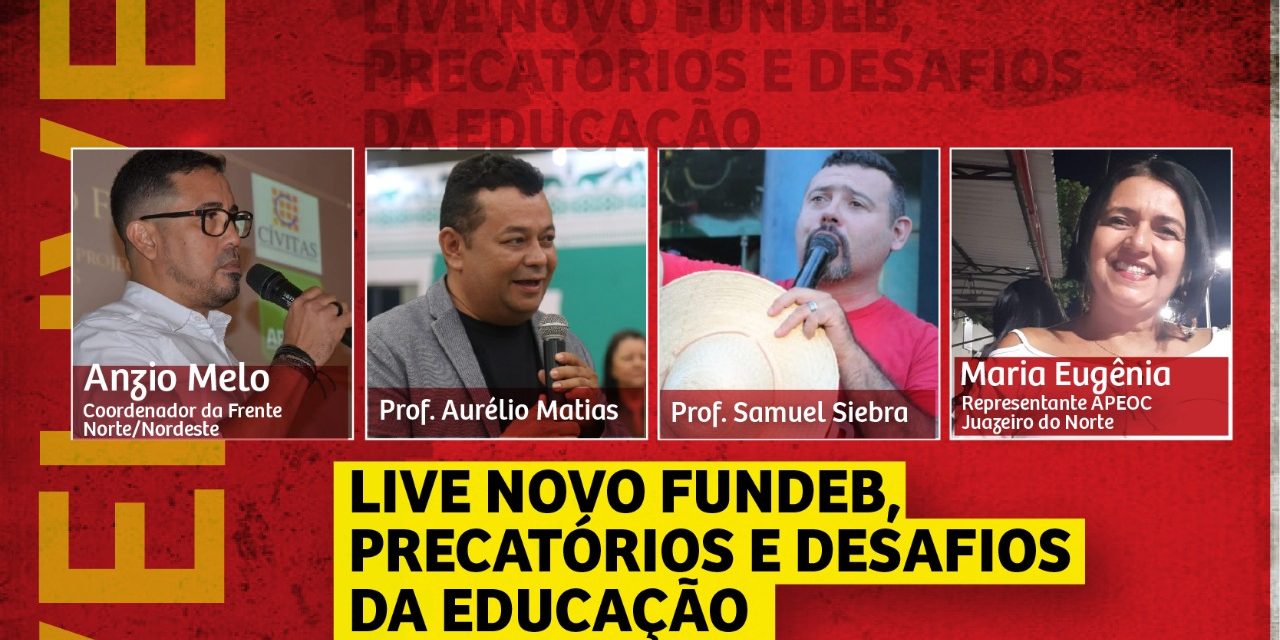 LIVE NOVO FUNDEB, PRECATÓRIOS E DESAFIOS DA EDUCAÇÃO
