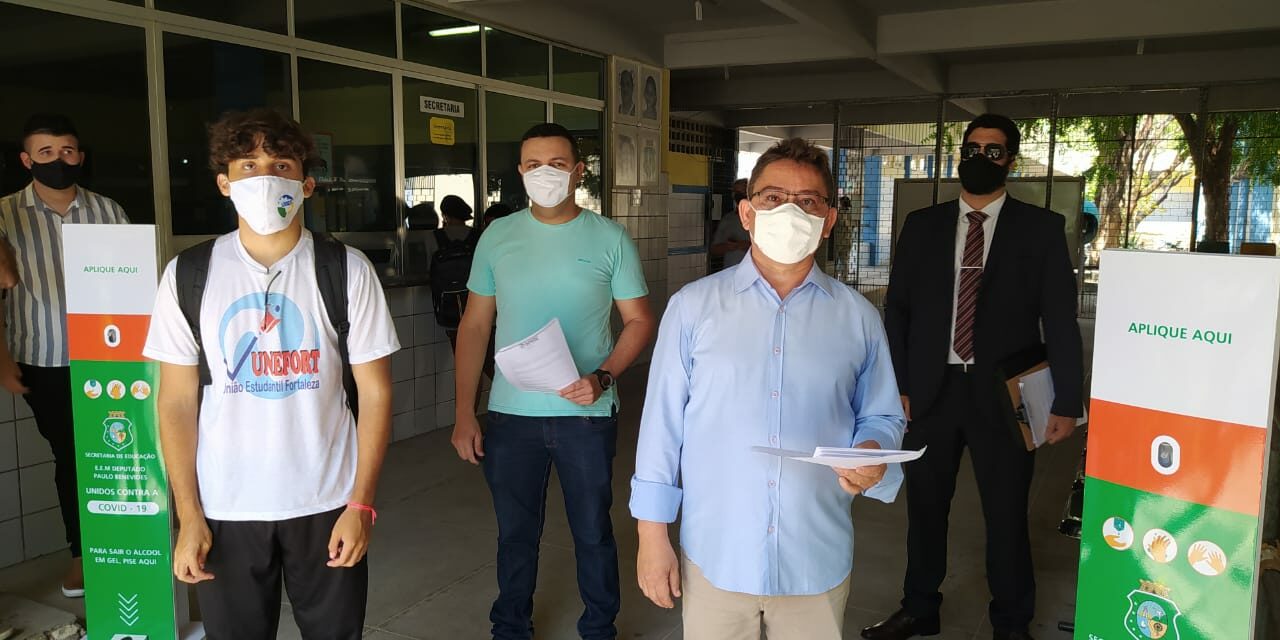 EM TERCEIRO DIA DE VISITA, CONSTATADA MAIS UMA ESCOLA SEM CONDIÇÕES SANITÁRIAS PARA O RETORNO PRESENCIAL