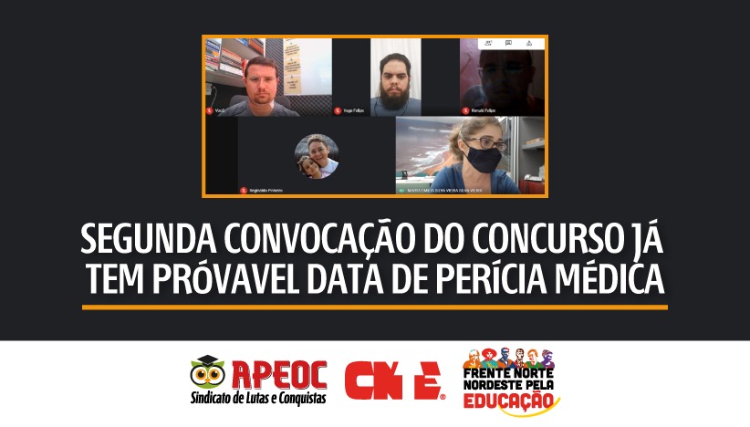 SEGUNDA CONVOCAÇÃO DO CONCURSO JÁ TEM PRÓVAVEL DATA DE PERÍCIA MÉDICA