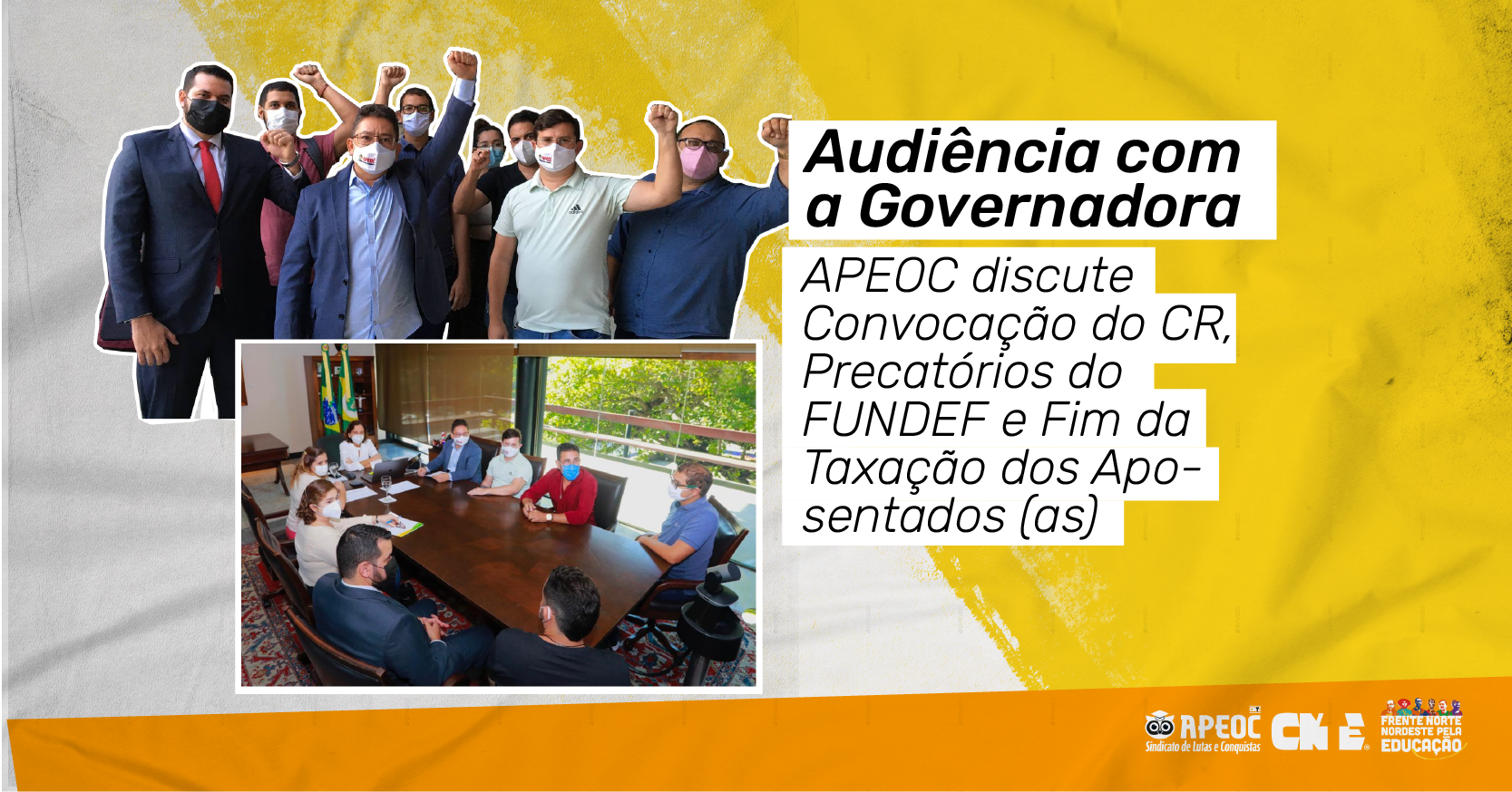 Direção da APEOC cobra audiência com a SEPLAG - Sindicato APEOC