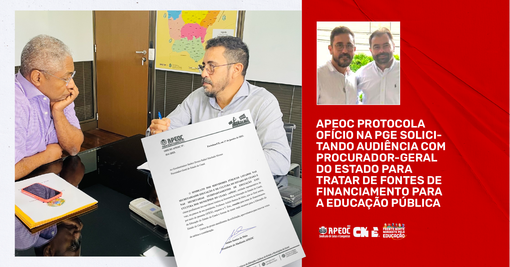 APEOC PARTICIPA DE REUNIÃO DO GT INTERPROFISSIONAL DE EDUCAÇÃO