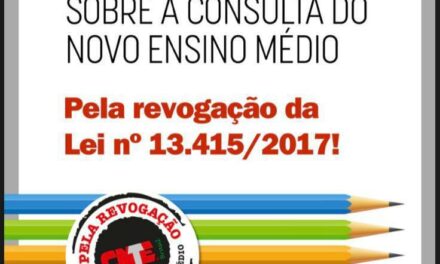 CNTE/APEOC LANÇA GUIA COM ORIENTAÇÕES PARA RESPONDER A CONSULTA DO MEC SOBRE O NOVO ENSINO