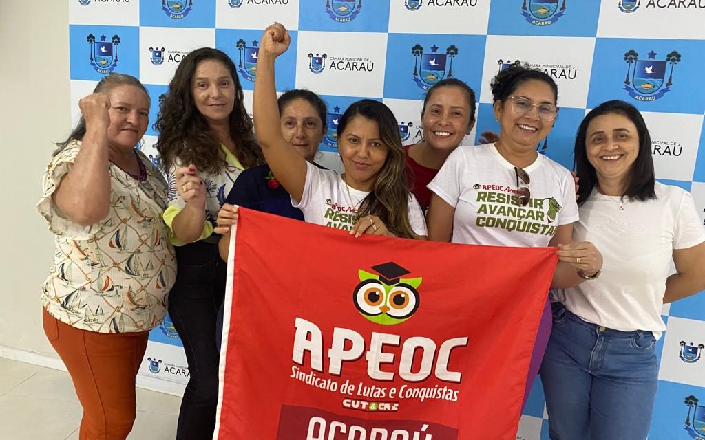 ACARAÚ: CONQUISTA DA APEOC GARANTE 4 INDICAÇÕES NA COMISSÃO DE GESTÃO DE CARREIRA DO PCRM