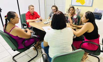 GUAIÚBA: COMISSÃO MUNICIPAL SE REÚNE COM DIREÇÃO ESTADUAL E FAZ ENCAMINHAMENTOS