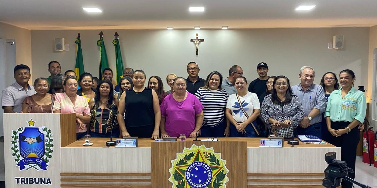BAIXIO: APEOC VAI À CÂMARA MUNICIPAL E ARTICULA APOIO NA LUTA PELO REAJUSTE COM GANHO REAL