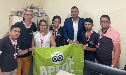 PACAJUS: APEOC SE REÚNE COM PROMOTOR DE JUSTIÇA E DISCUTE PAUTAS DA EDUCAÇÃO