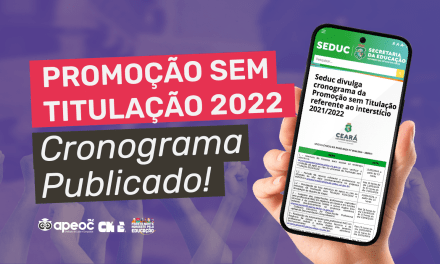 PROMOÇÃO SEM TITULAÇÃO 2022 – CRONOGRAMA PUBLICADO!