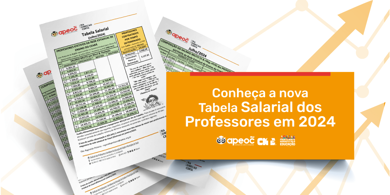 CONHEÇA A NOVA TABELA SALARIAL DOS(AS) PROFESSORES(AS) EM 2024