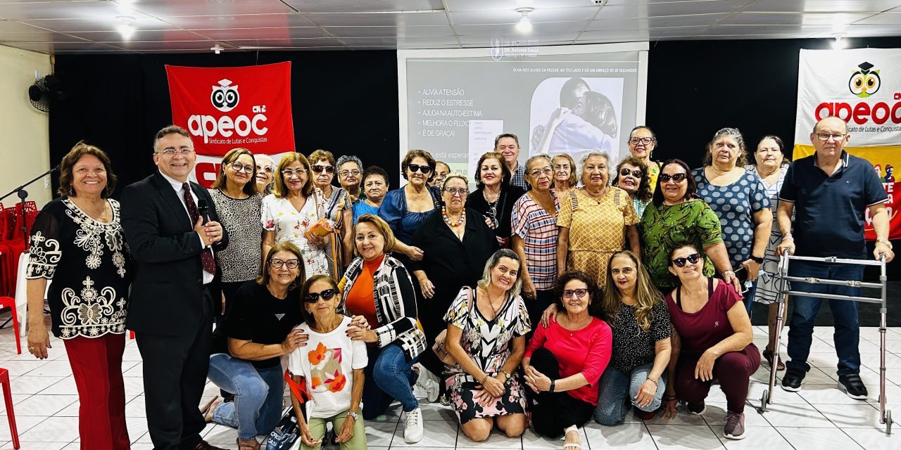 SINDICATO APEOC REALIZA MAIS UM ENCONTRO COM APOSENTADOS E APOSENTADAS SOBRE INTELIGÊNCIA EMOCIONAL