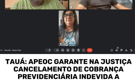 APEOC GARANTE NA JUSTIÇA CANCELAMENTO DE COBRANÇA PREVIDENCIÁRIA INDEVIDA A SERVIDORA