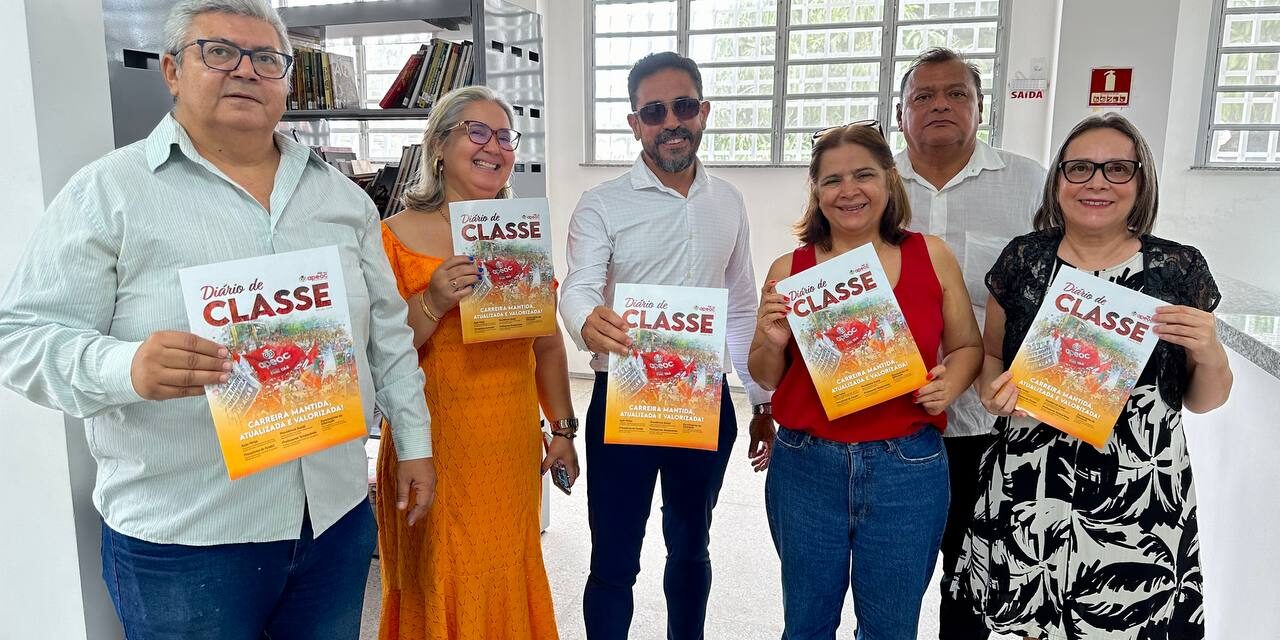PROFESSOR ANÍZIO PARTICIPA DE INAUGURAÇÃO DE ESCOLA EM FORTALEZA, ARTICULA FRENTE AMPLA EM DEFESA DOS RECURSOS DO PRÉ-SAL PARA A EDUCAÇÃO E APRESENTA A REVISTA DIÁRIO DE CLASSE