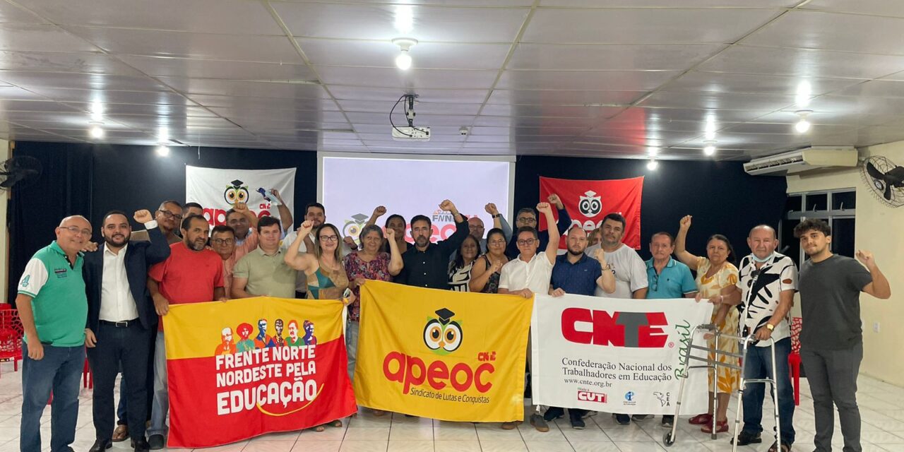 EXECUTIVA APEOC APONTA CONSTRUÇÃO DE FRENTE AMPLA SINDICAL, ESTUDANTIL E POPULAR CONTRA O FASCISMO, EM DEFESA DA EDUCAÇÃO PÚBLICA E PELA VIDA