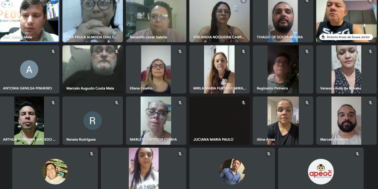 APEOC DEBATE AMPLIAÇÃO DEFINITIVA COM PROFESSORES DA REDE ESTADUAL
