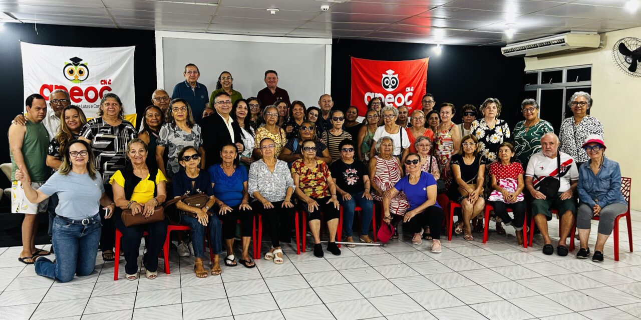 SINDICATO APEOC REALIZA MAIS UM ENCONTRO COM APOSENTADOS E APOSENTADAS SOBRE SAÚDE MENTAL