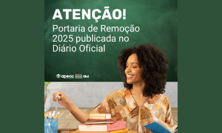 PORTARIA DE REMOÇÃO 2025 PUBLICADA NO DIÁRIO OFICIAL