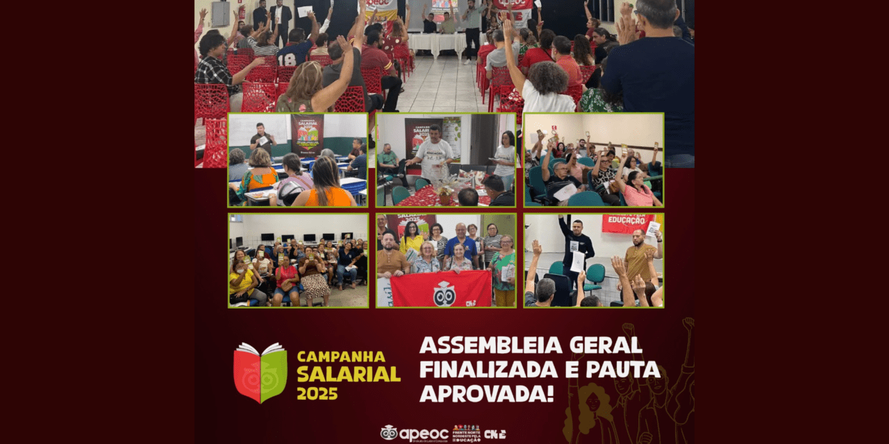 CAMPANHA SALARIAL 2025: ASSEMBLEIA GERAL FINALIZADA E PAUTA APROVADA!
