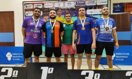 ATLETA APOIADO PELO SINDICATO APEOC BRILHA EM 2024 E GARANTE RECORDE DE PREMIAÇÕES NO TÊNIS DE MESA