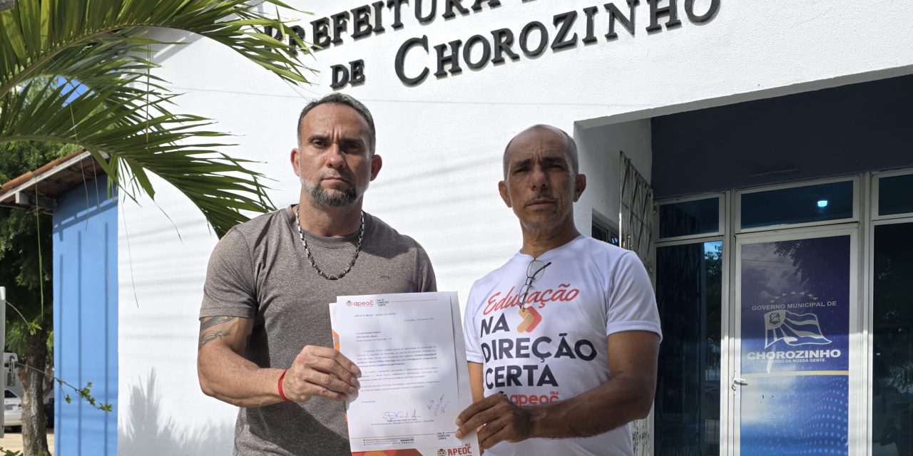 CHOROZINHO: APEOC COBRA DO GOVERNO MUNICIPAL A HOMOLOGAÇÃO DO CONCURSO E CRONOGRAMA DE CONVOCAÇÃO DOS APROVADOS