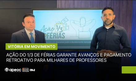 Vitória em Movimento: Ação do 1/3 de Férias garante avanços e pagamento retroativo para milhares de professores