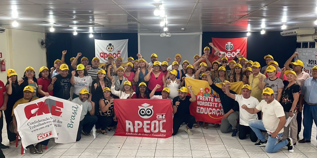 NENHUM PASSO ATRÁS! DEFORMA E CALOTE NÃO! NEM LÁ, NEM CÁ, CONCURSO JÁ! <br><h3>Direção Estadual aprova resolução política com estratégia e tática de luta para a Campanha Salarial 2026</h3> 