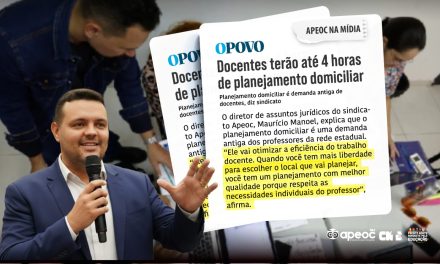 Docentes terão até 4 horas de planejamento domiciliar