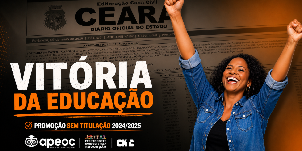 PROMOÇÃO SEM TITULAÇÃO 2024/2025 É PUBLICADA NO DIÁRIO OFICIAL