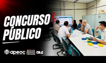 CONCURSO PÚBLICO: PROPOSTAS E QUESTIONAMENTOS PROTOCOLADOS PELO SINDICATO APEOC SÃO DISCUTIDOS COM A SEDUC. AGORA É DAR CELERIDADE À PUBLICAÇÃO DO EDITAL