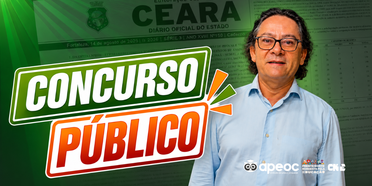 É REALIDADE! EDITAL DO CONCURSO PUBLICADO