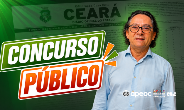 É REALIDADE! EDITAL DO CONCURSO PUBLICADO