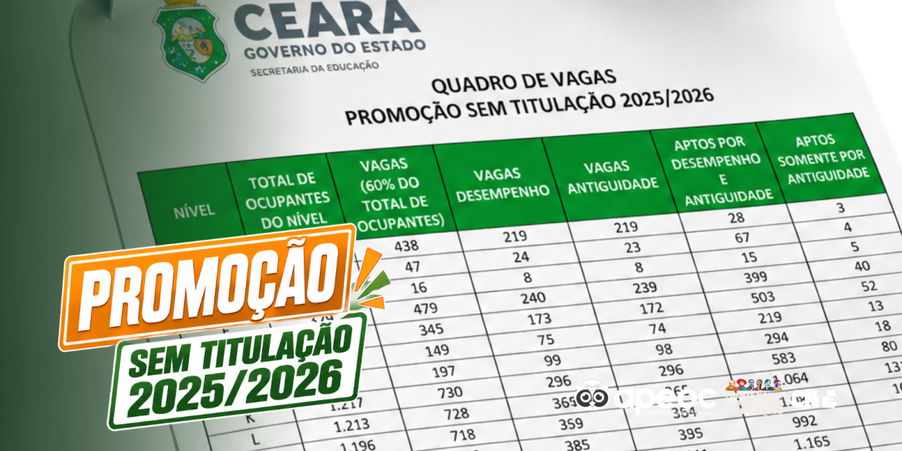 PUBLICADO O QUADRO DE VAGAS; FIQUE ATENTO AO CRONOGRAMA!